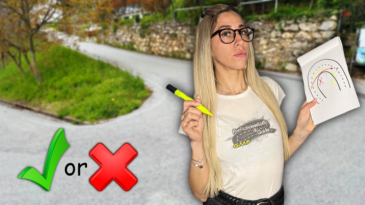Una MAESTRA di GUIDA nei TORNANTI