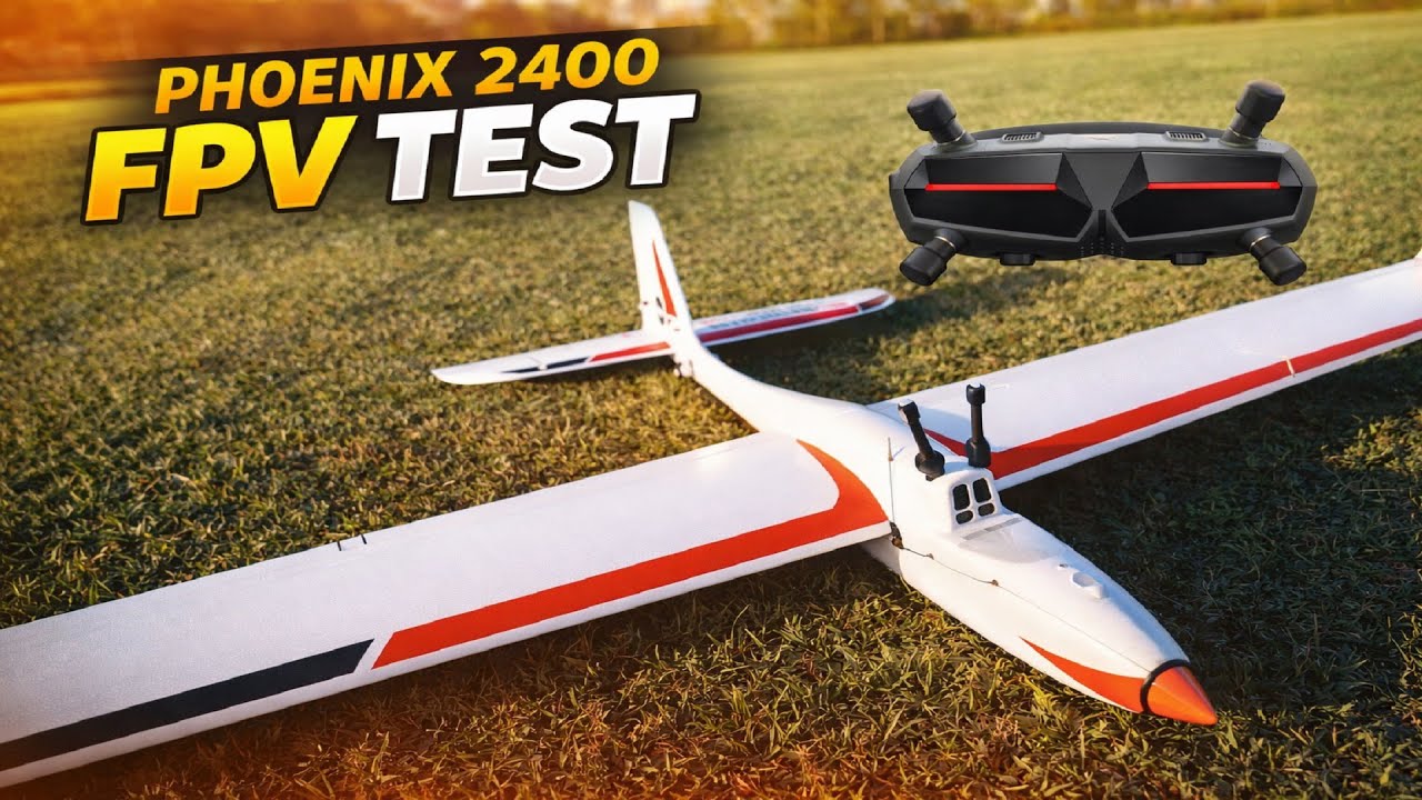 Phoenix 2400 FPV Test | Walksnail Goggles X Range Test Over Cane Fields