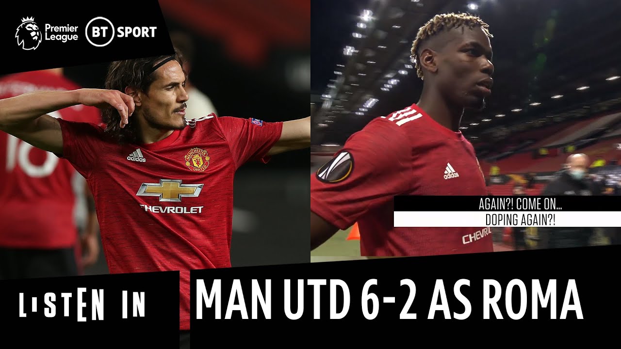 Listen In: Man Utd vs. Roma | A touchline perspective as Edinson Cavani turned in a masterclass