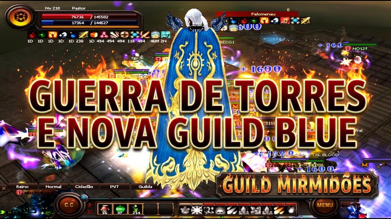 WYD WOW - GUERRA DE TORRES + GUILD NOVA NA CIDADE