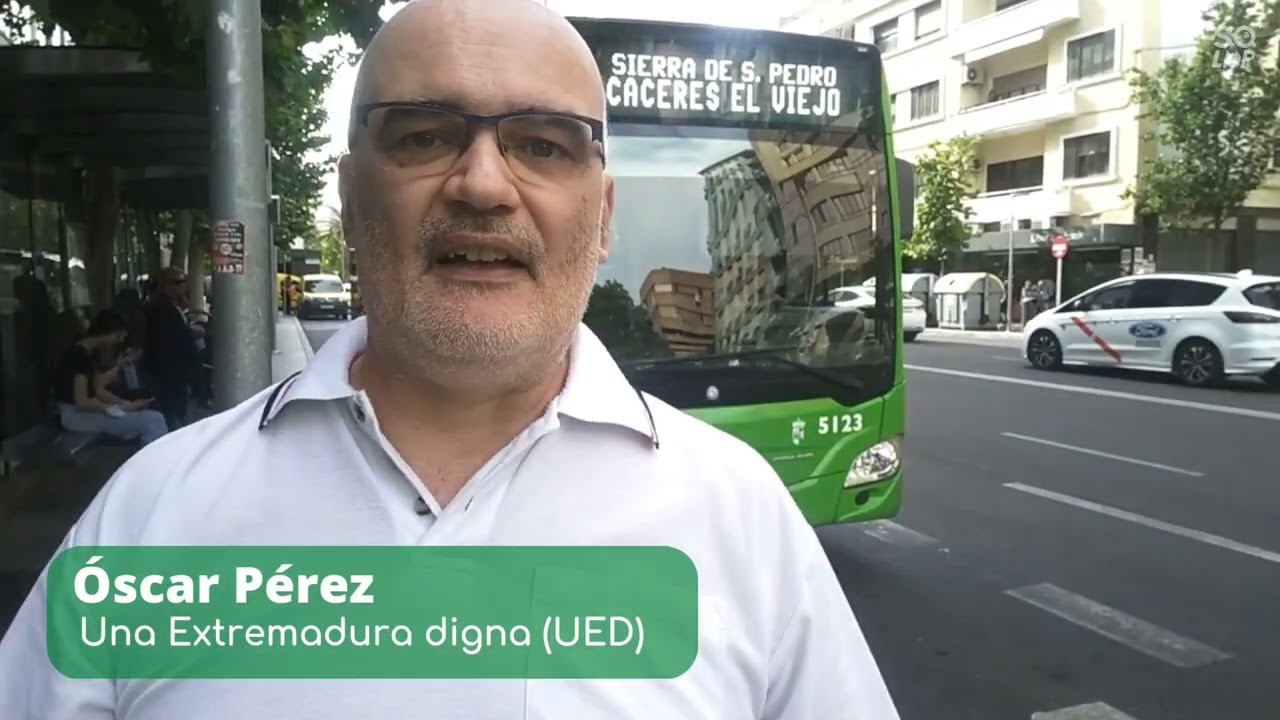 UED C&aacute;ceres propone la gratuidad del bus urbano y una l&iacute;nea circular que comunique barrios.