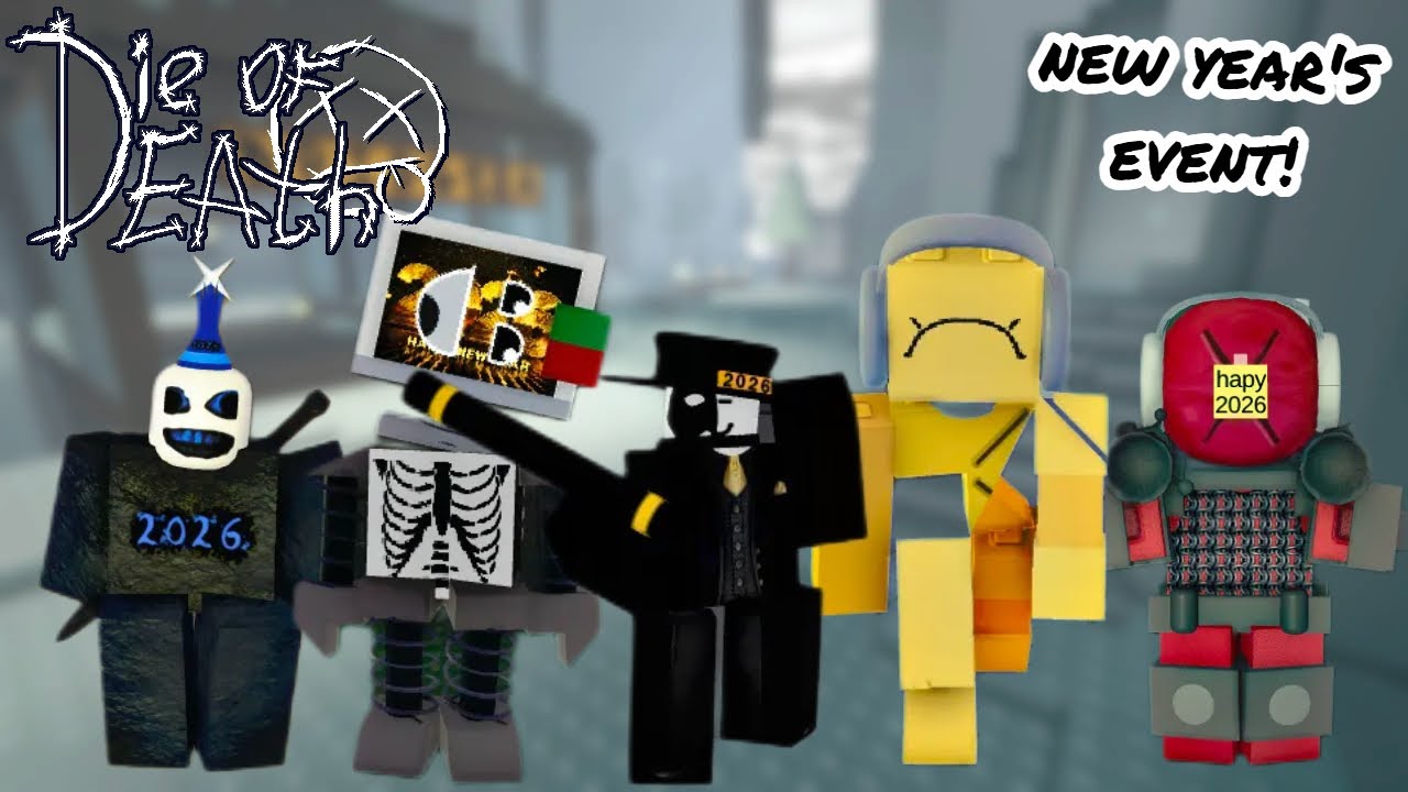 WINNING WITH EVERY '2026 NEW YEARS' EVENT SKIN! | Roblox Die of Death