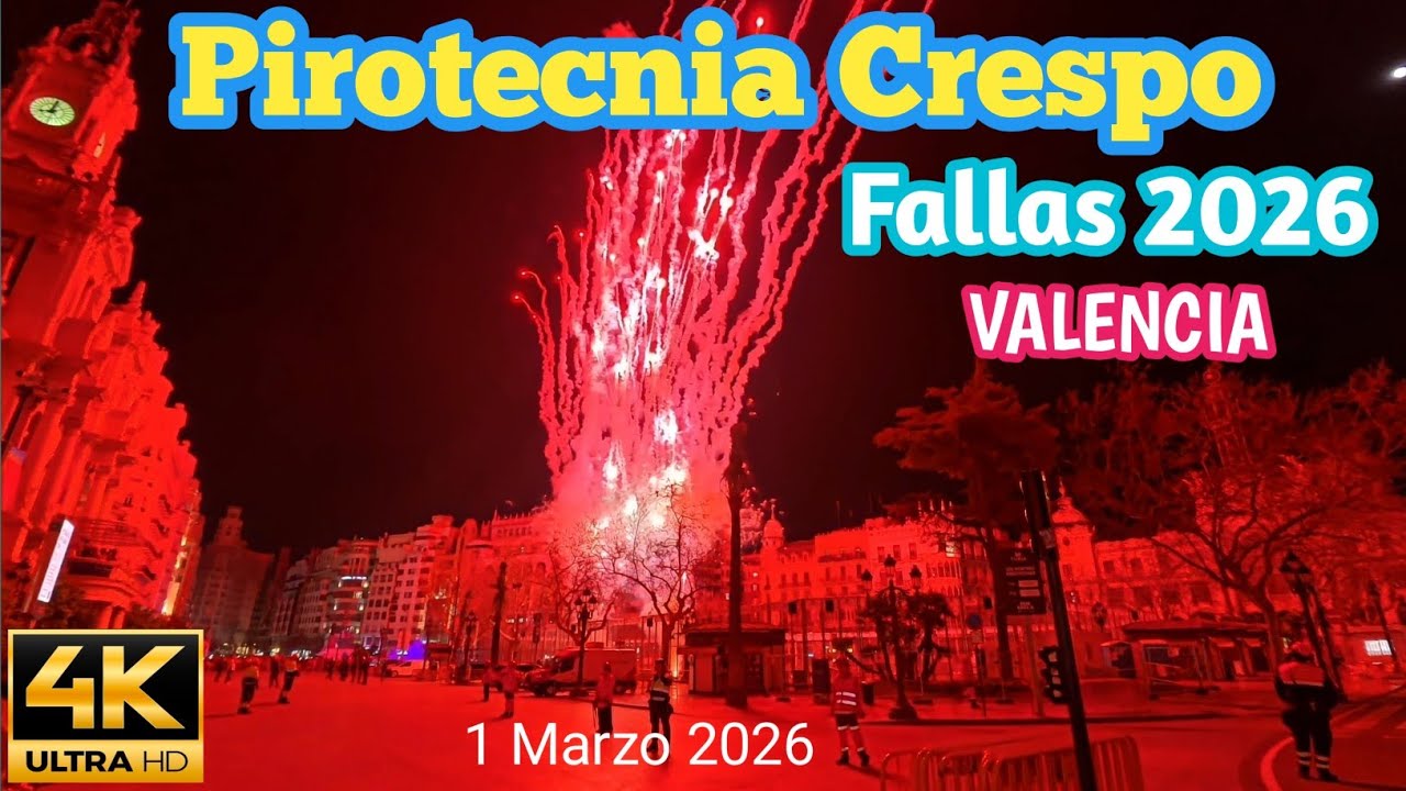 Pirotecnia Crespo, Fallas 2026 Valencia #Fallas26 #Falles26 #Pirotecnia2026 #Valencia2026 