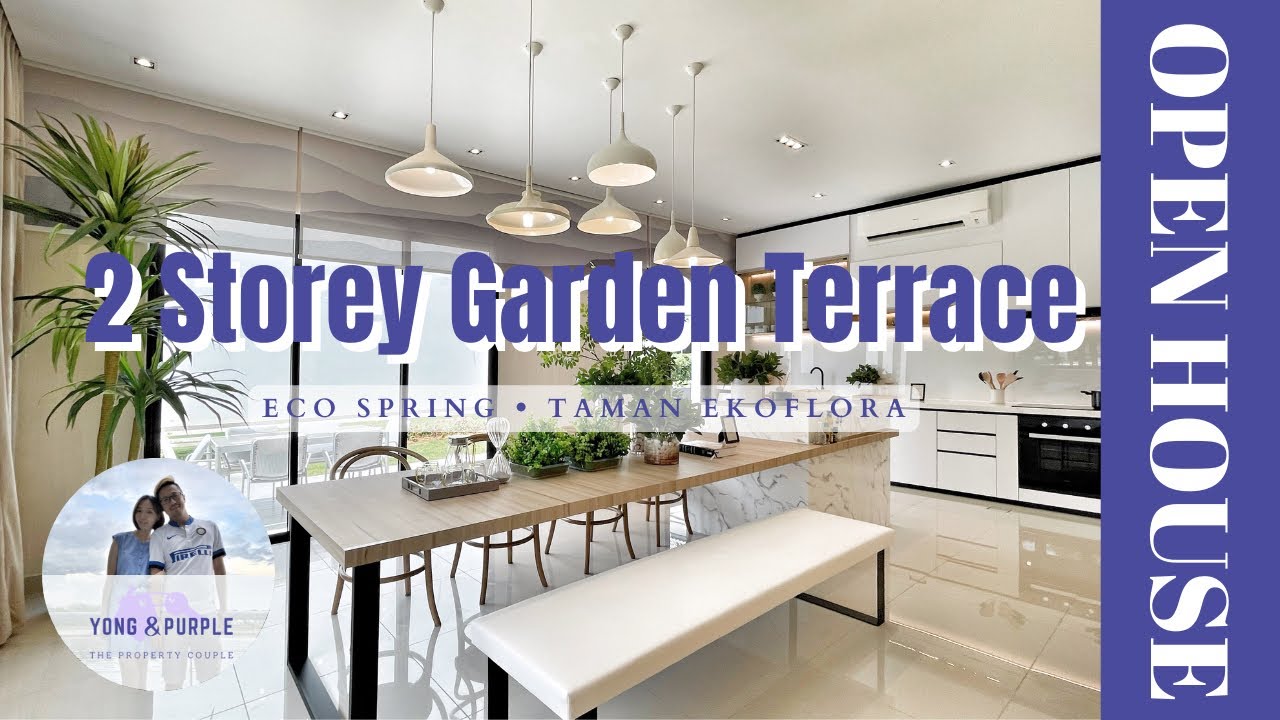 The Peony CHAR&Agrave; 2 Storey Terrace at Eco Spring Taman Ekoflora  | Open House | Yong & Purple