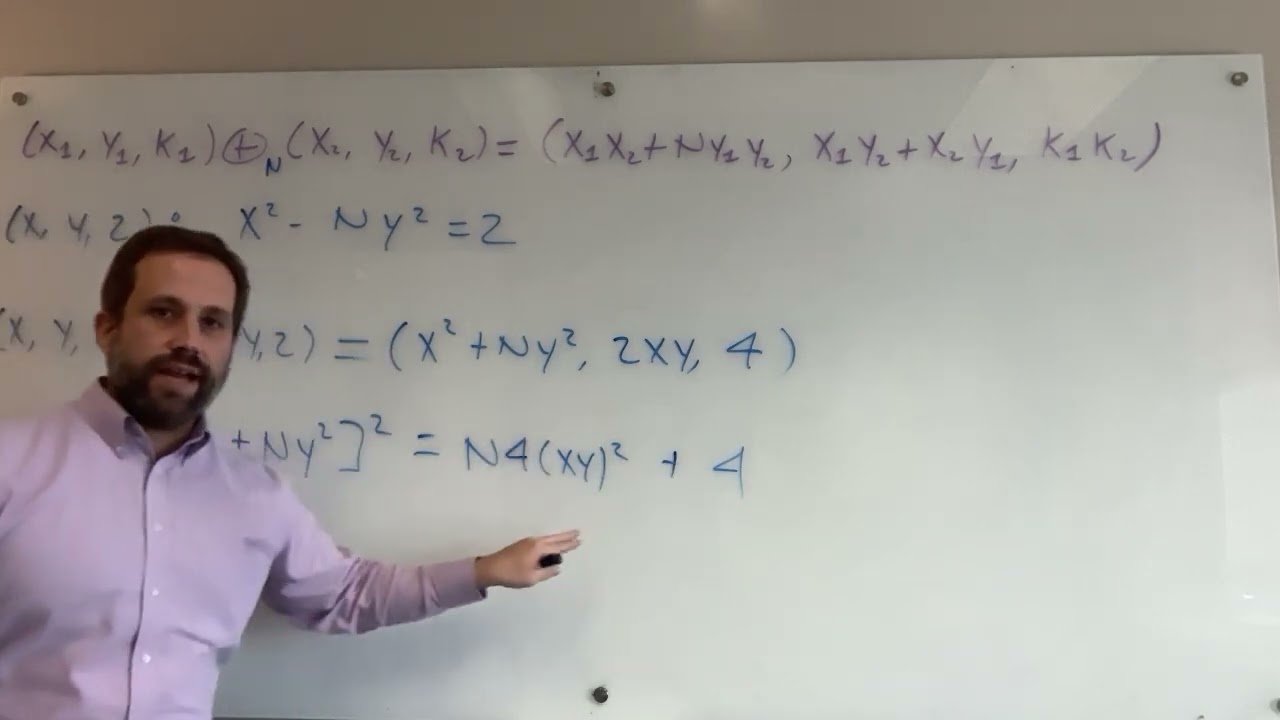 Math 629 Week 6 Reducing a Brahmagupta Triple of the Form x,y,2