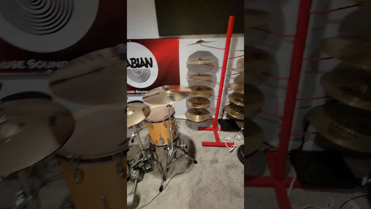 Drum Room Tour #spazapproved #shorts #drums