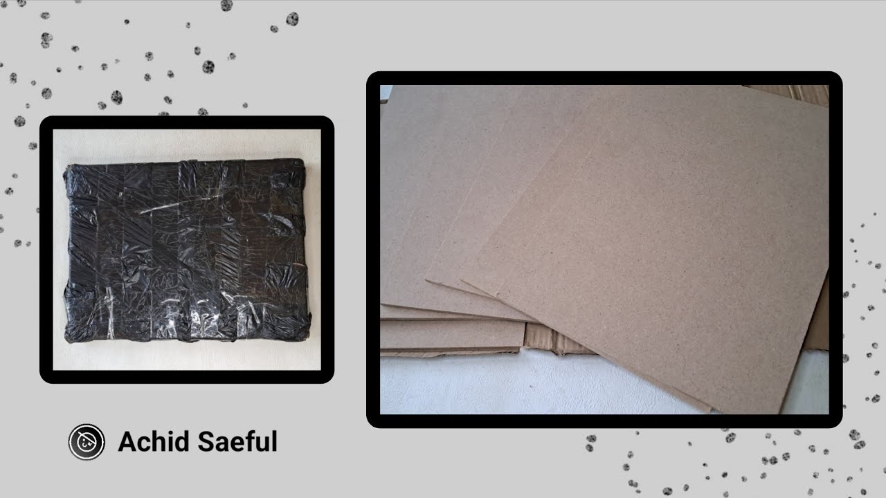 Unboxing Papan Kayu MDF 30x40CM 6MM | No Talking