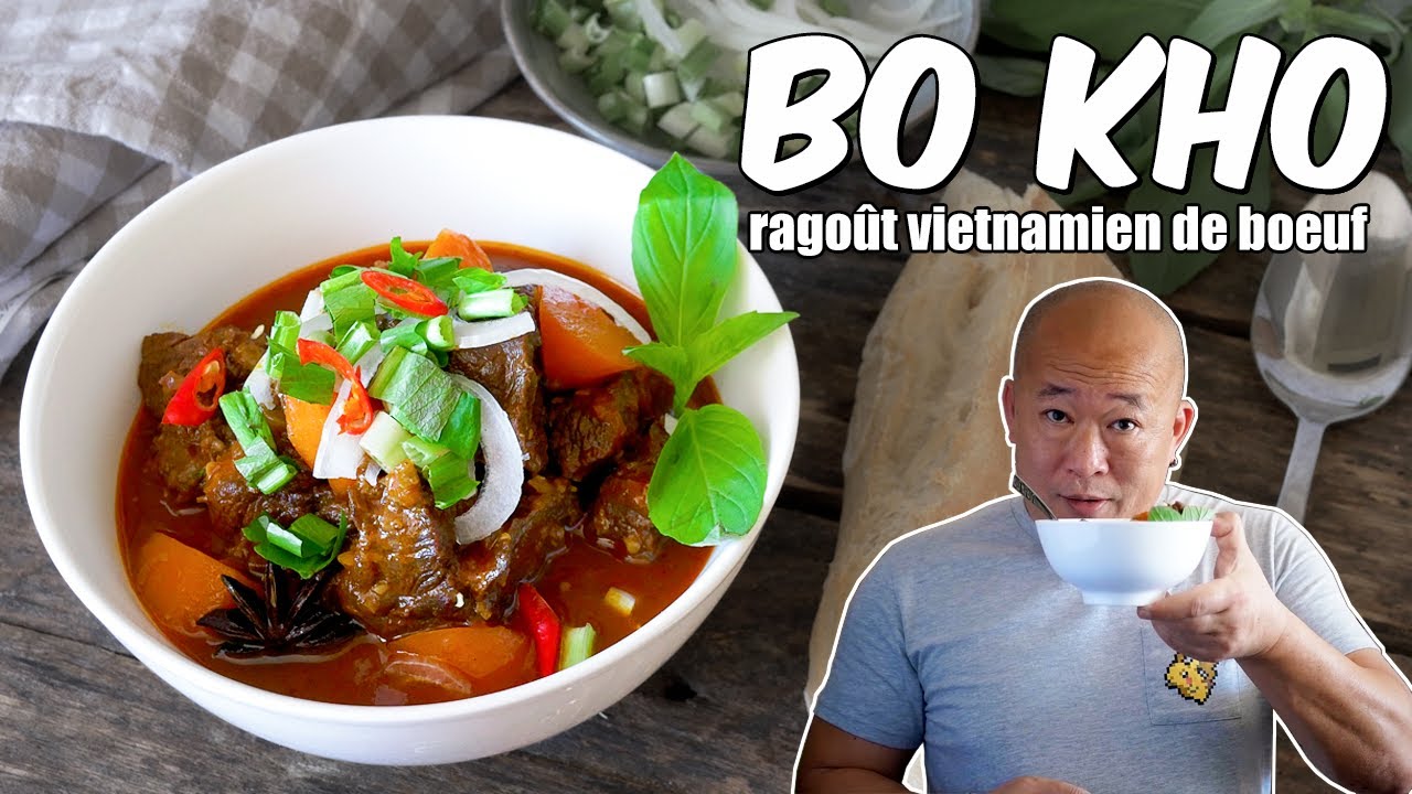 Boeuf mijoté à la vietnamienne - Bo Kho - Le Riz Jaune