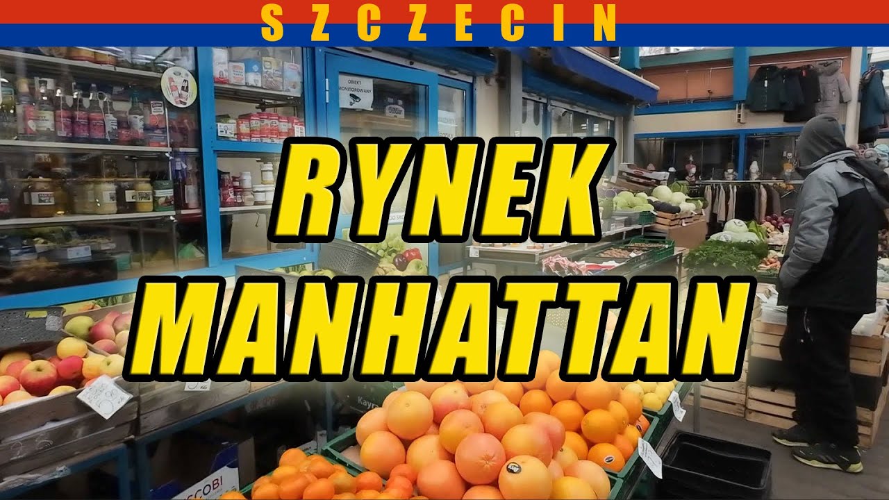 Manhattan - wirtualny spacer po szczecińskim targowisku. Szczecin. Luty 2024.