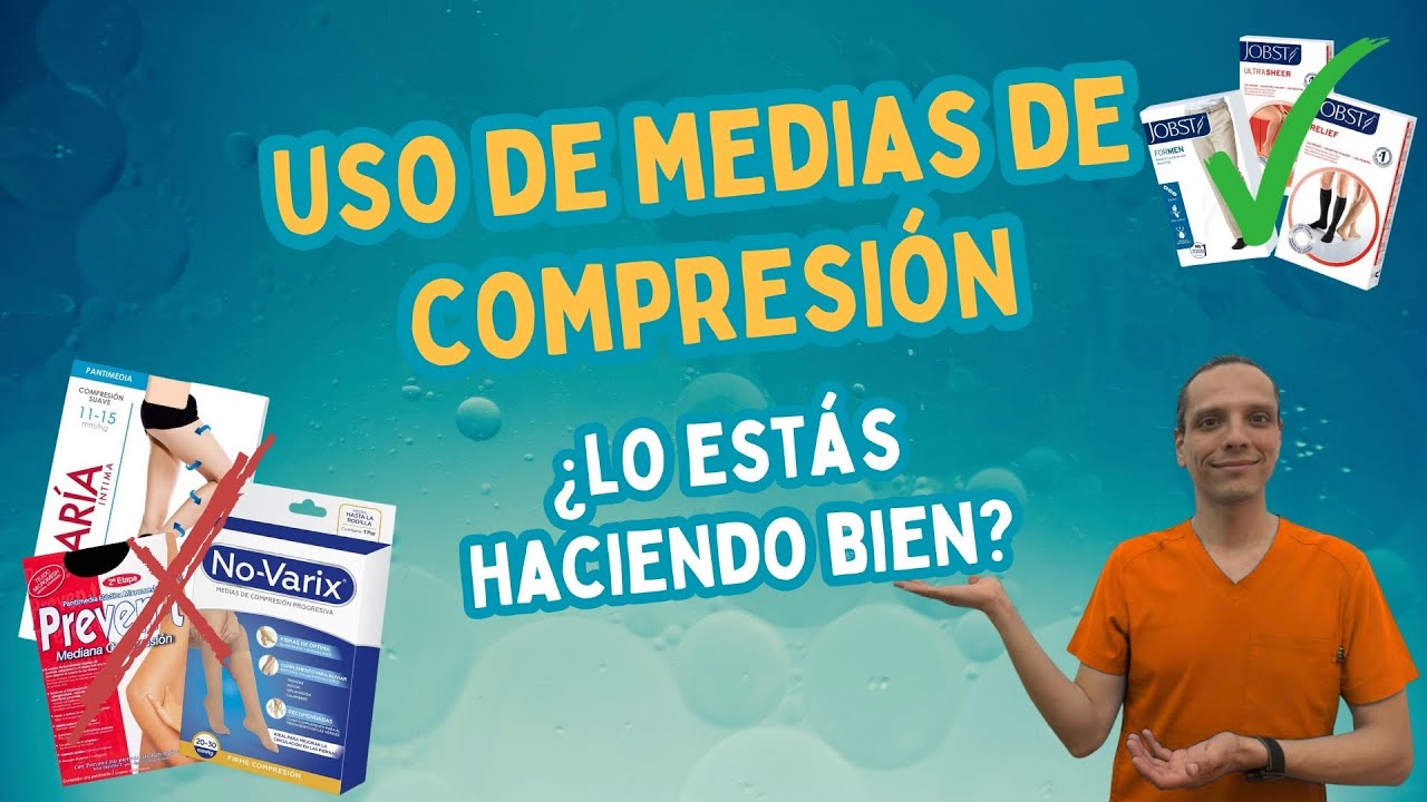 Medias de compresión terapeútica, ¿debería usarlas?