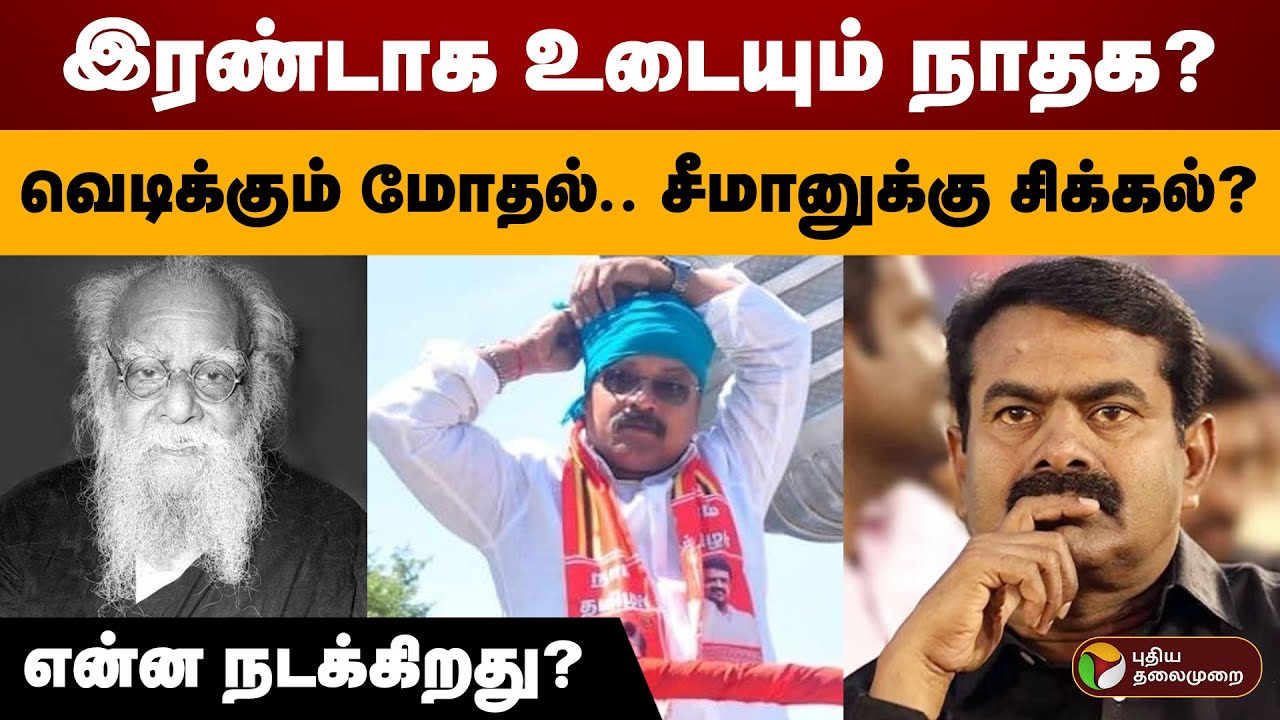 இரண்டாக உடையும் நாதக?.. வெடிக்கும் மோதல்.. சீமானுக்கு சிக்கல்? என்ன நடக்கிறது? | Seeman NTK | PTD