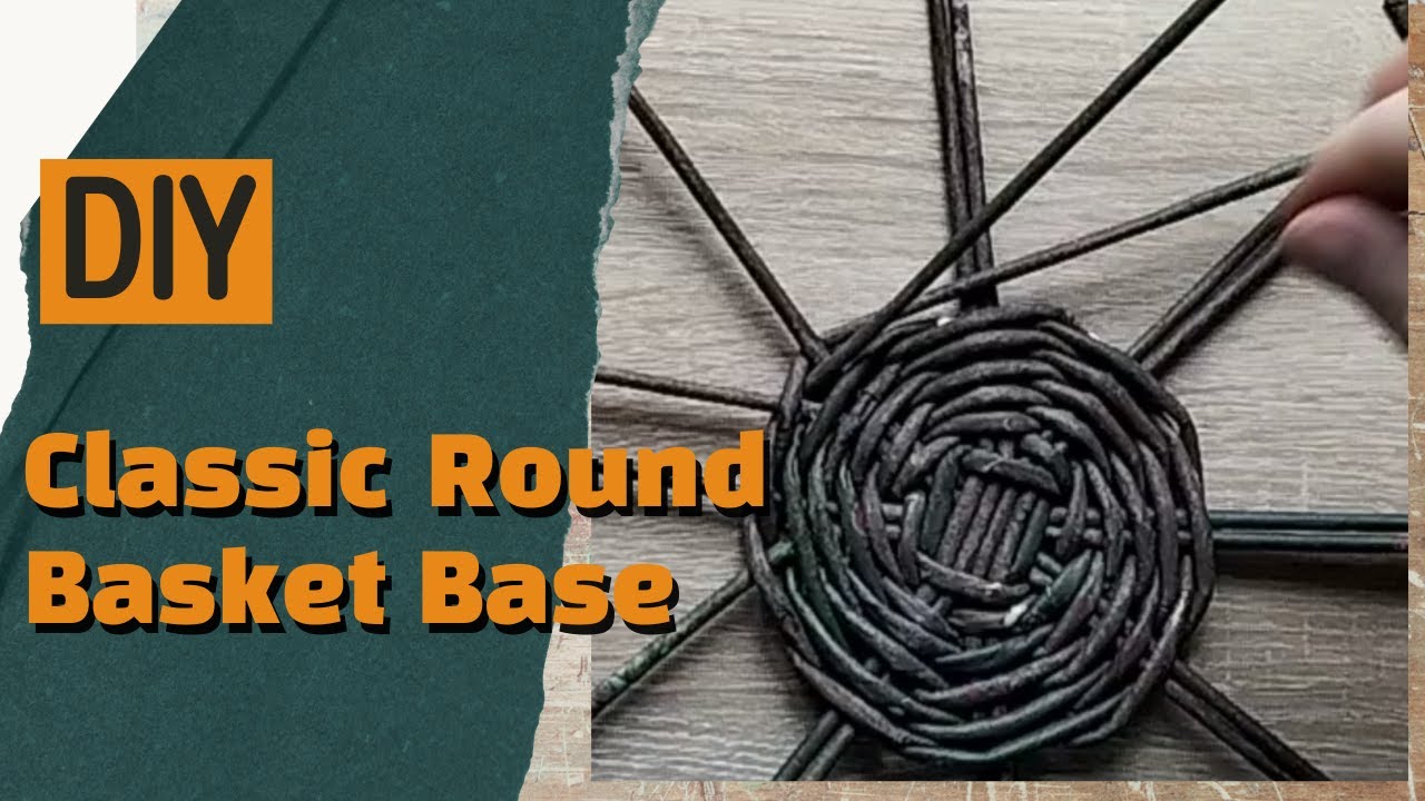 How to Weave a Classic Round Basket Base | Basket Weaving Basics