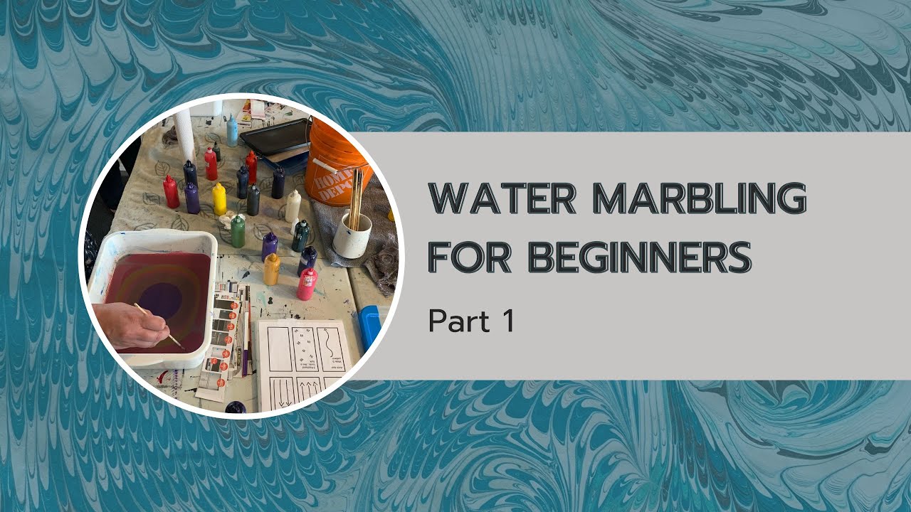Водный мрамор для начинающих. Часть 1