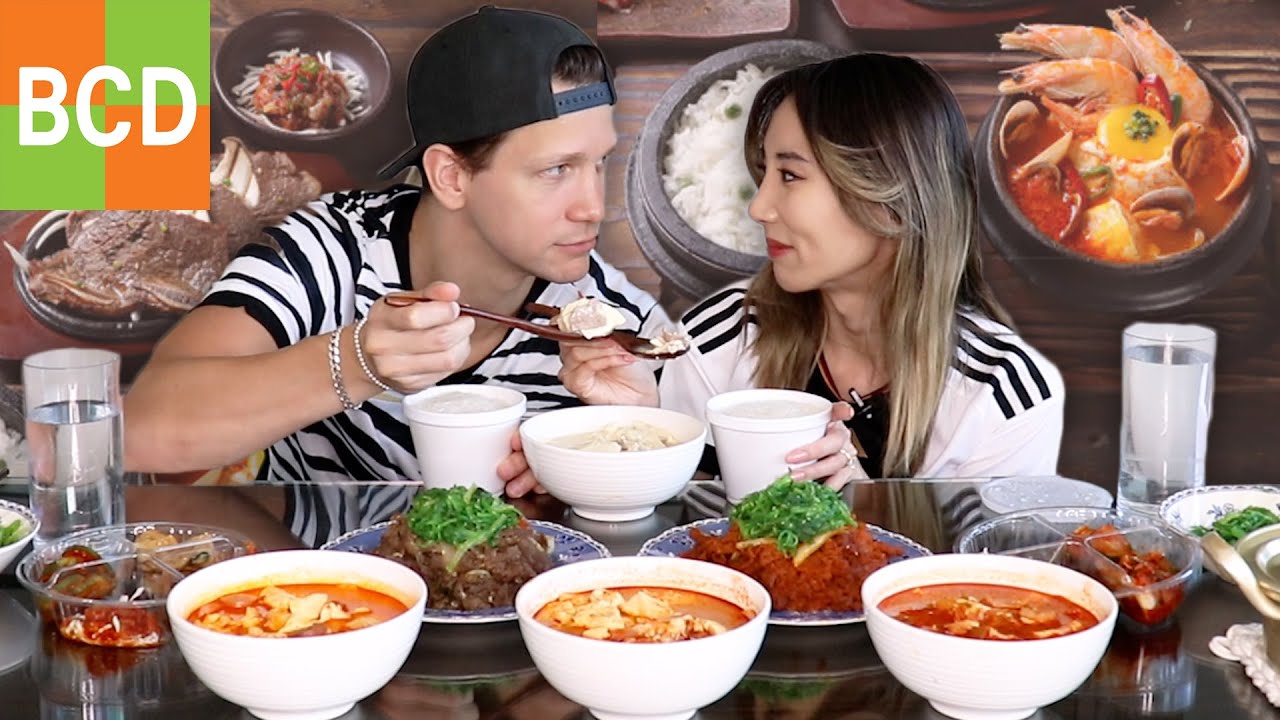 🇰🇷 Eating EVERY LEVEL at BCD Tofu House &middot; YB vs. FOOD