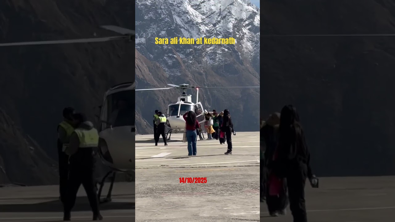 Sara ali khan at Kedarnath | #kedarnath #saraalikhan #bollywood #music #shortsfeed #shorts #vlog