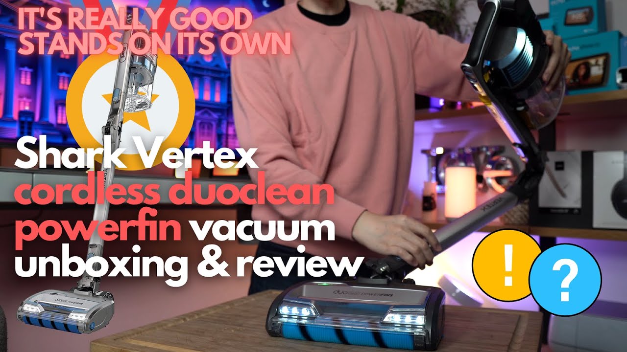 Shark Vertex Duoclean Powerfins Vac - Dyson Killer // Cordless Stick Vacuum IZ462H