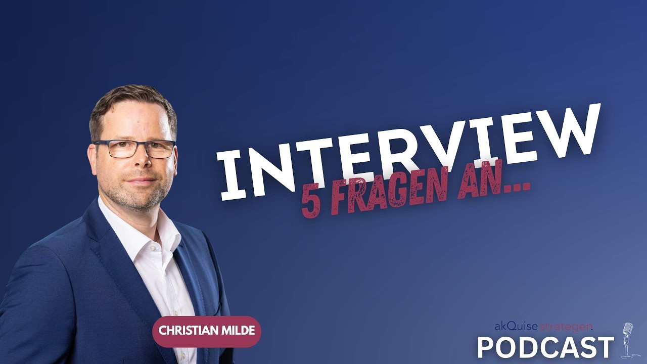 5 Fragen an Christian Milde (Experte für erfolgreiche Vertriebsführung) #50