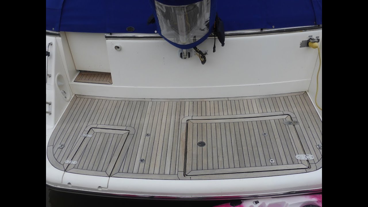 Replacing a worn marine teak deck