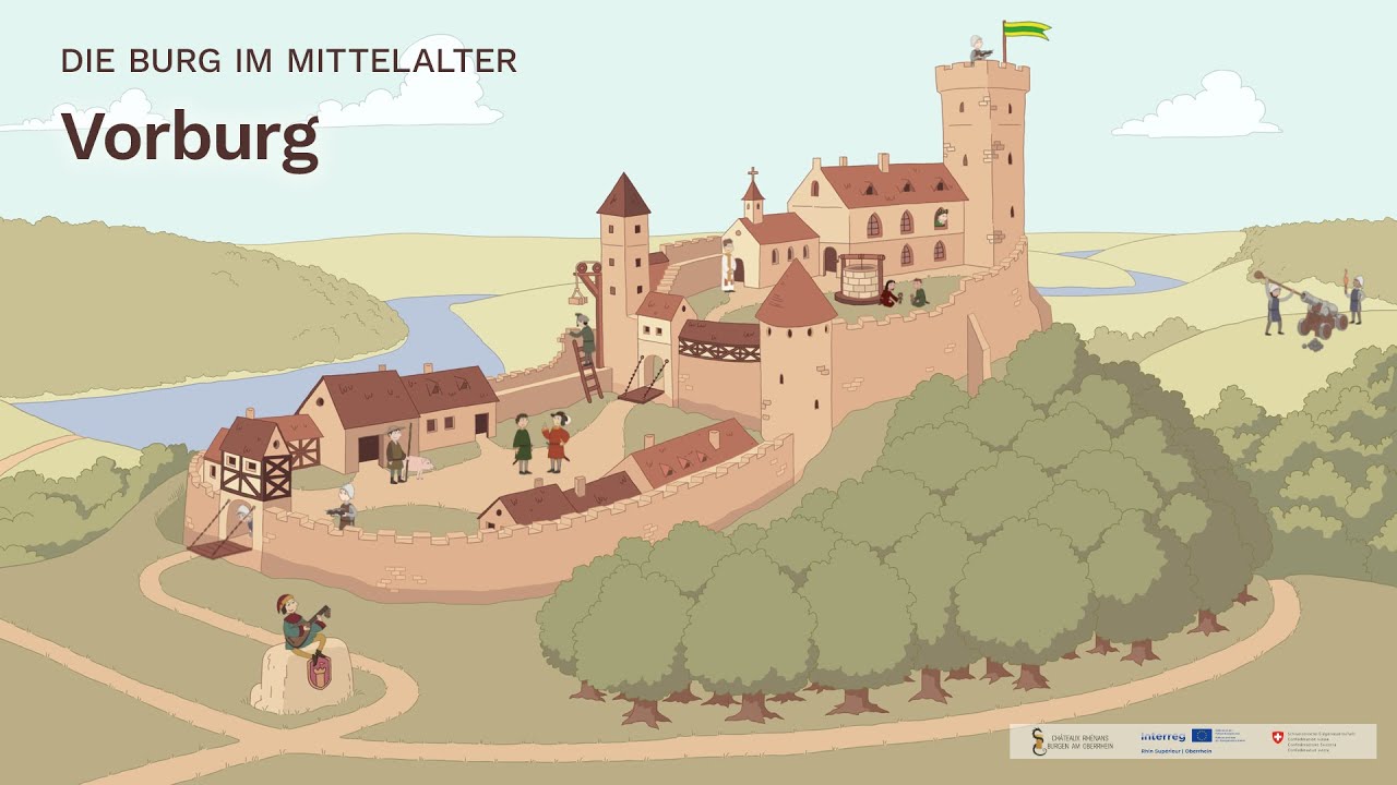 Die Burg im Mittelalter – Clip 9: Vorburg