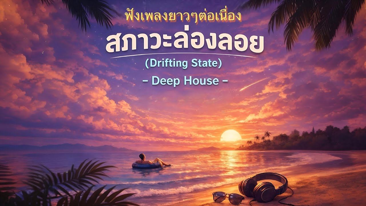 ฟังเพลงยาวยาวต่อเนื่อง สภาวะล่องลอย DRIFTING STATE | DEEP HOUSE