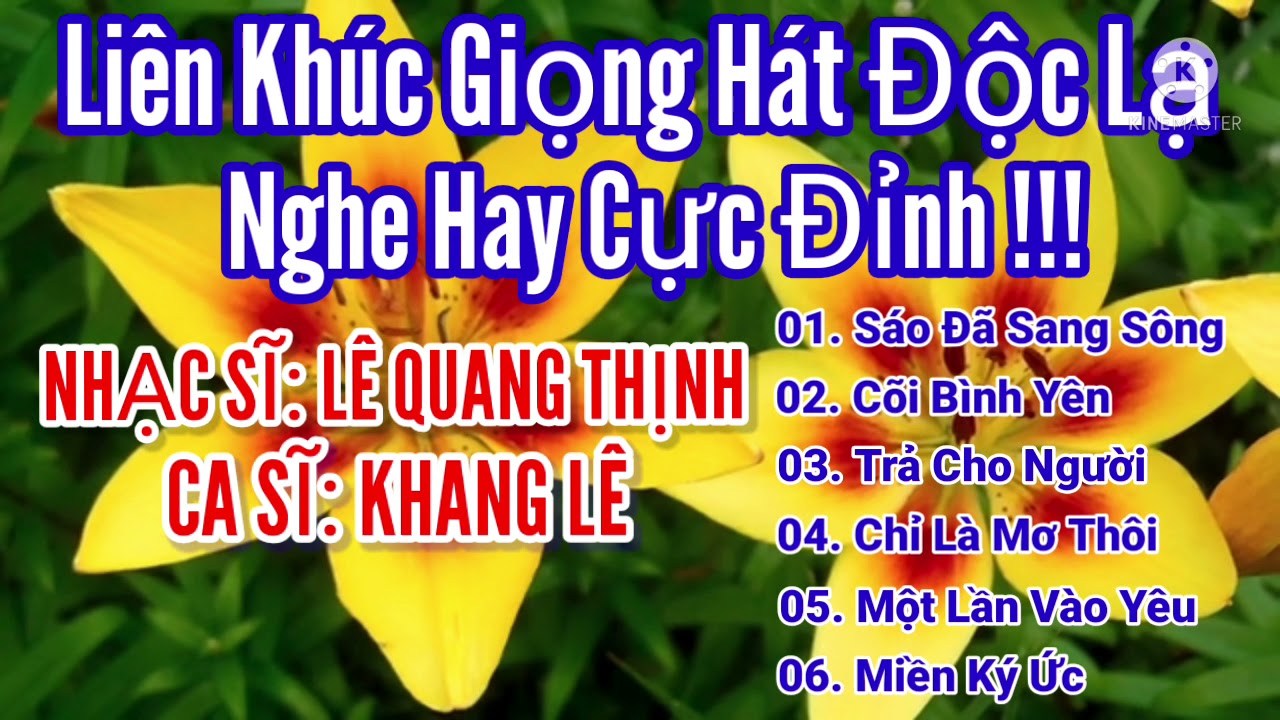 LIÊN KHÚC ĐỘC LẠ - HÓT TIKTOK [BOLERO] II TÌNH KHÚC LÊ QUANG THỊNH.