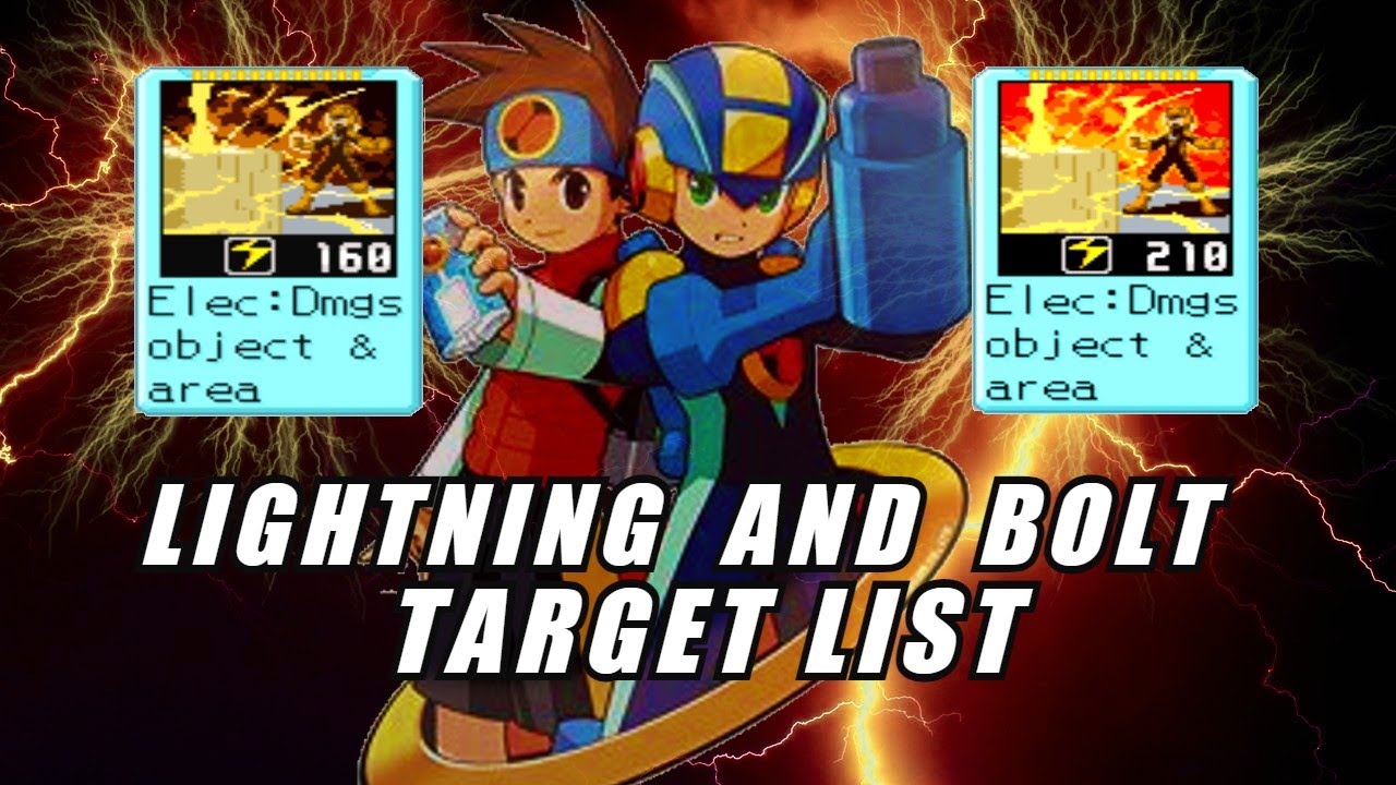 MMBN3 Lightning/Bolt Target List