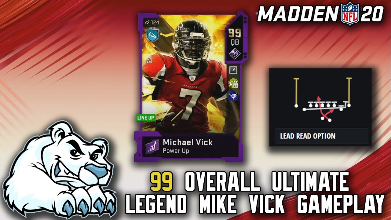 99 Overall Ultimate Legend Michael Vick! - MUT 20 Gameplay