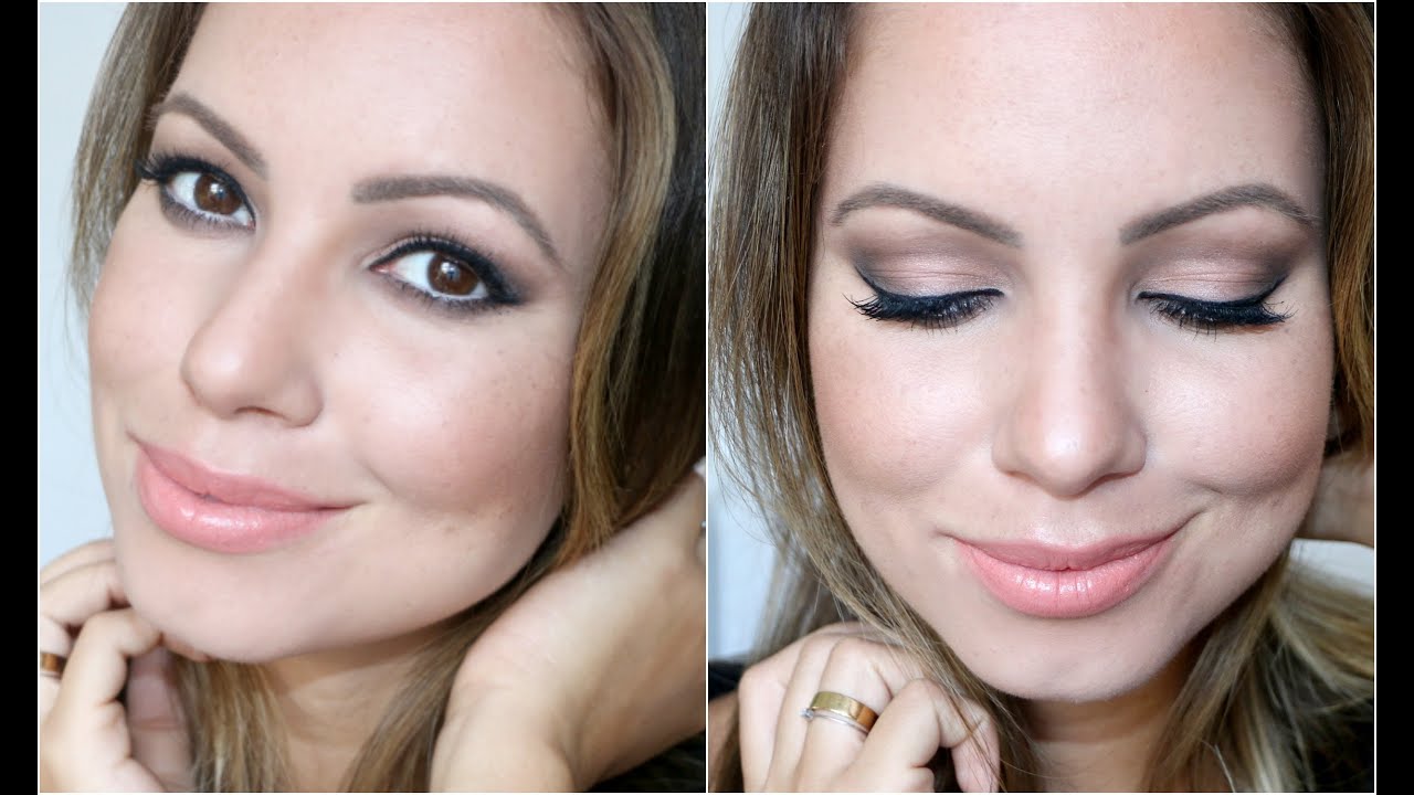 Maquiagem Completa para o Dia | Pele, Olhos, Contornos, Batom