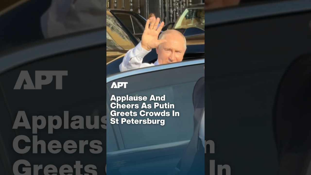Putin Receives Applause And Cheers As He Greets Crowds During St Petersburg Visit | APT