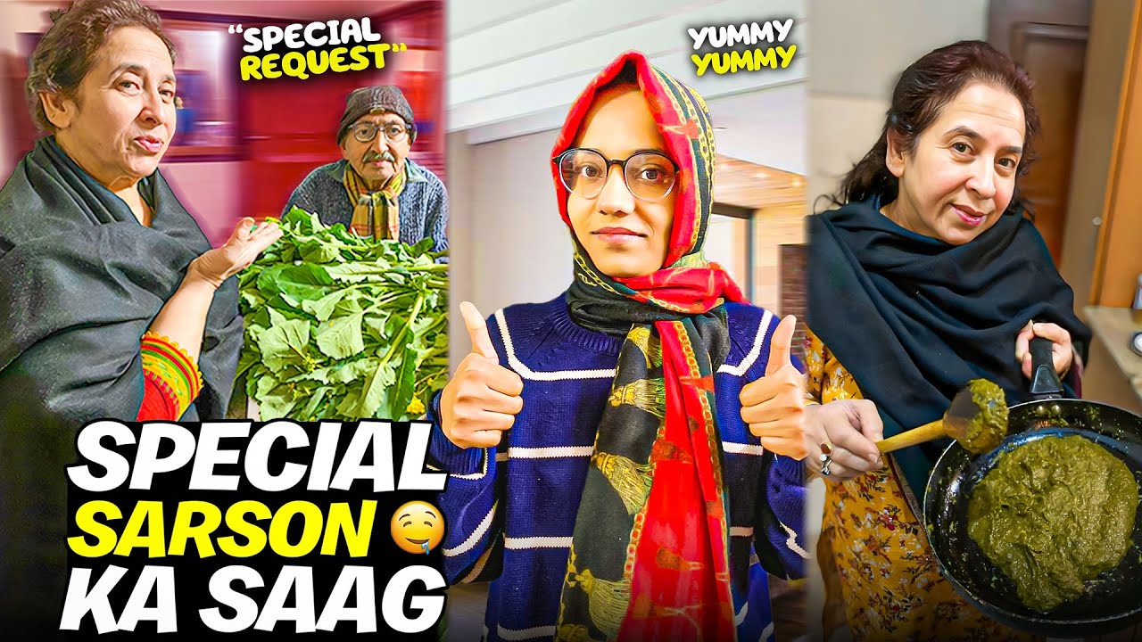 Special Saag recipe by Amma 🥬 Requested by chief Saab 😎 Yummiest saag ever 😋