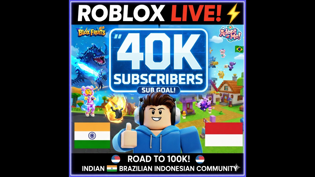Playing with YOU! Roblox Live (Global Server) Join Now