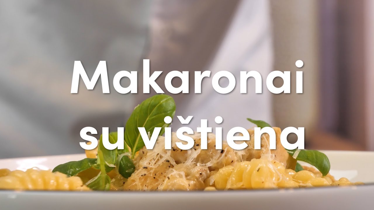 Makaronai su vištiena | Receptų receptai