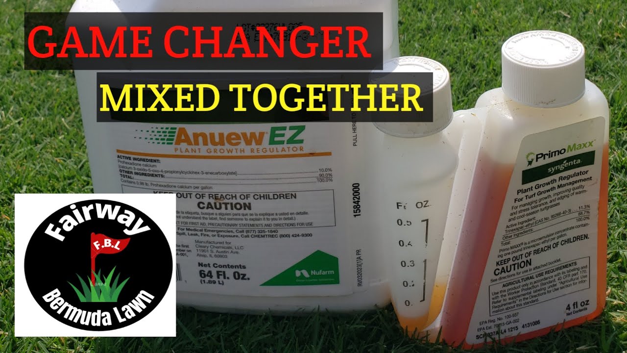 Mowing / PGR Application Anuew EZ with Primo Maxx together !!