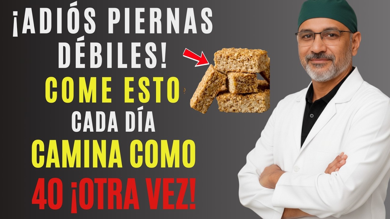 ¿Piernas MÁS FUERTES incluso a los 90? Come ESTO cada día | Salud Senior