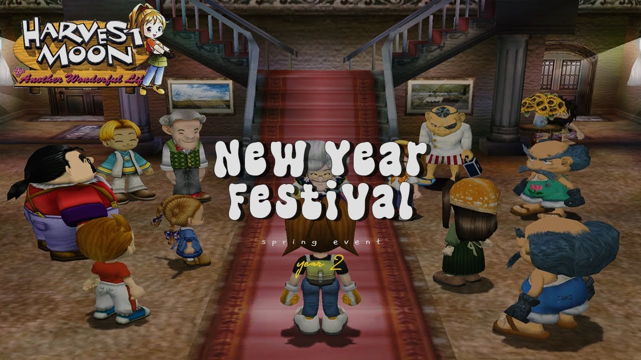 Festival Tahun Baru di Harvest Moon: Another Wonderful Life