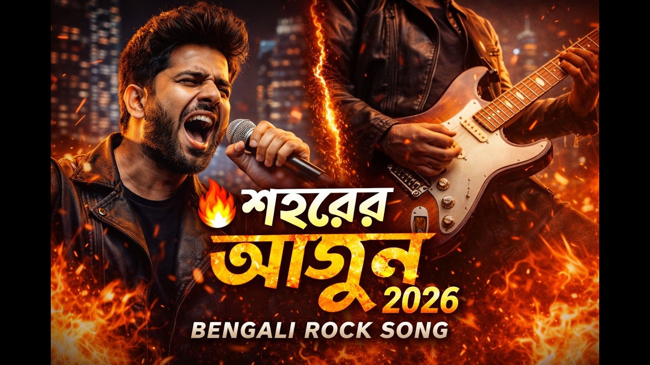 আমি শহরের আগুন 🔥 | A Bengali Rock Anthem  #kolkata #newbengalisong #bengalirock #rupamislam