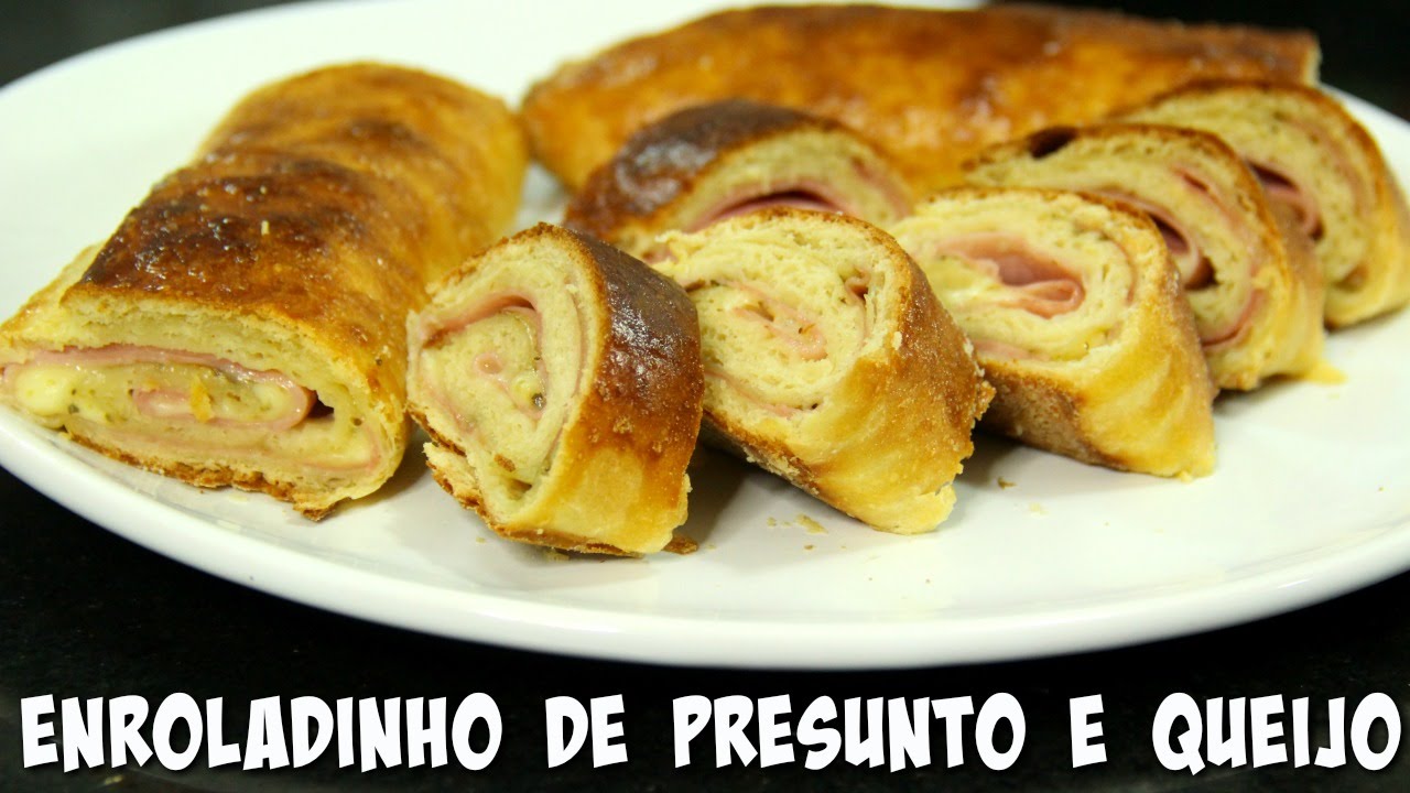 Enroladinho de Presunto e Queijo (da vovó) - Brincando de Ana Maria - Fabi Santina