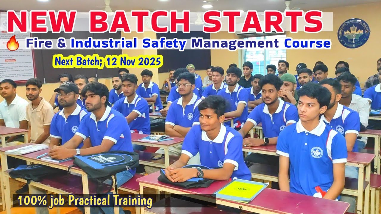 🔥Fire & Industrial Safety Course |Admission Open for 12 Nov Batch | Join Best Job Training Institute