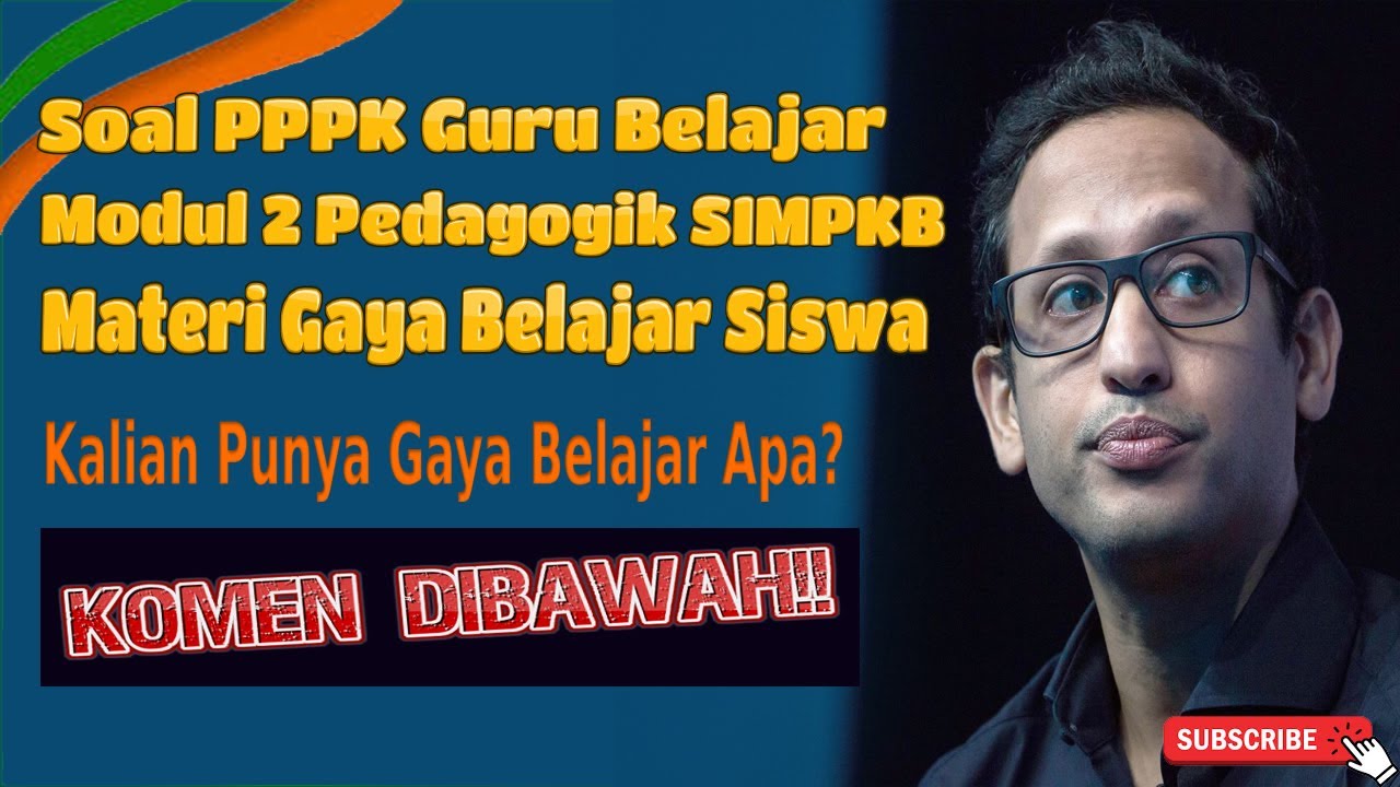 Soal Teknis Gaya Belajar Siswa