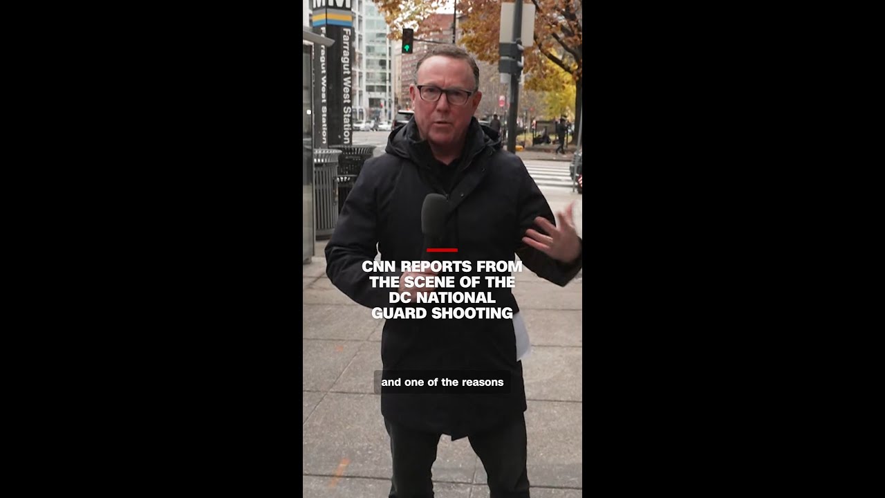 CNN reports from the scene of the DC National Guard shooting