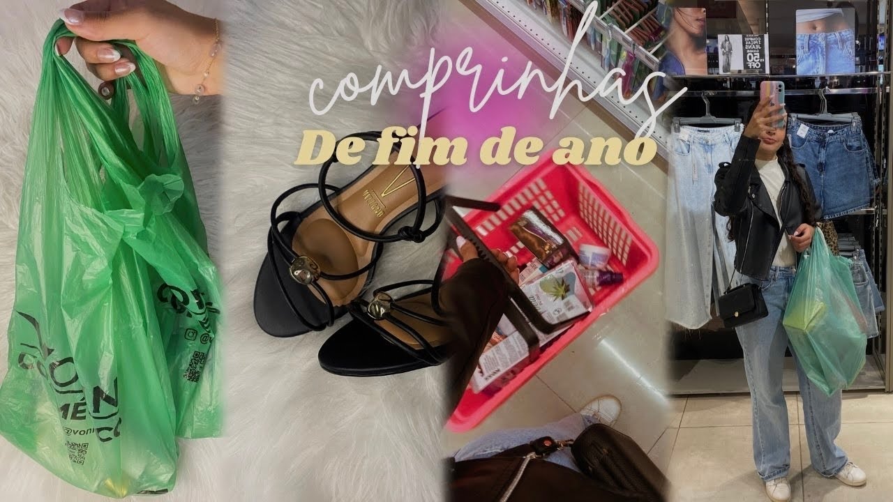 vlog ✩ comprinhas de fim de ano no centro | roupas, sapato, skin care & autocuidado