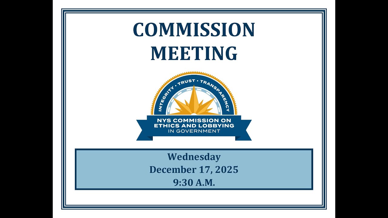 December 17 2025 Commission Meeting Video