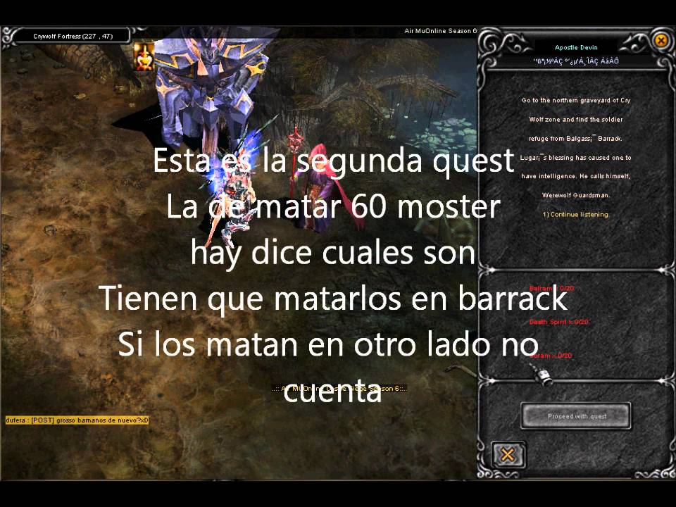 Como Hacer 3ra Quest en Mu Online