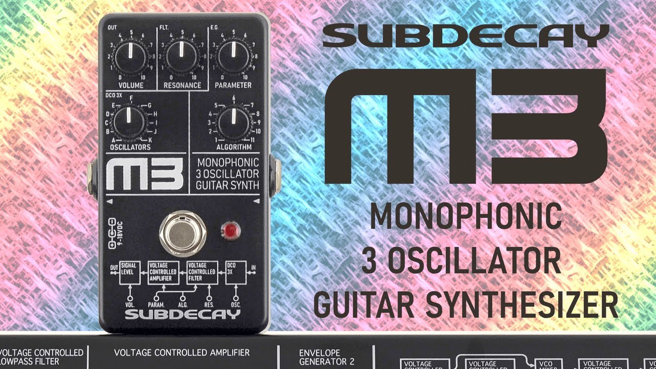 Amazing M3 - Analog Guitar Monosynth - by Subdecay.