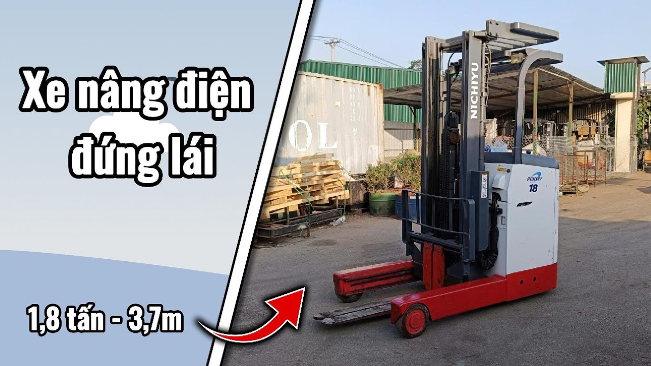 ✅Review Nhanh Xe Nâng Điện Đứng Lái 1,8 Tấn Nâng 3,7m | Giải Pháp Kho Hẹp Hiệu Quả