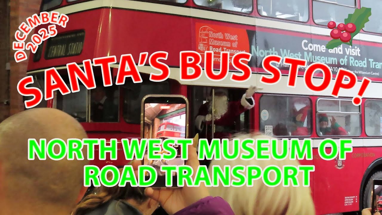 North West Museum of Road Transport, St Helens, Lancashire. Christmas Family Fun Weekend 2025.