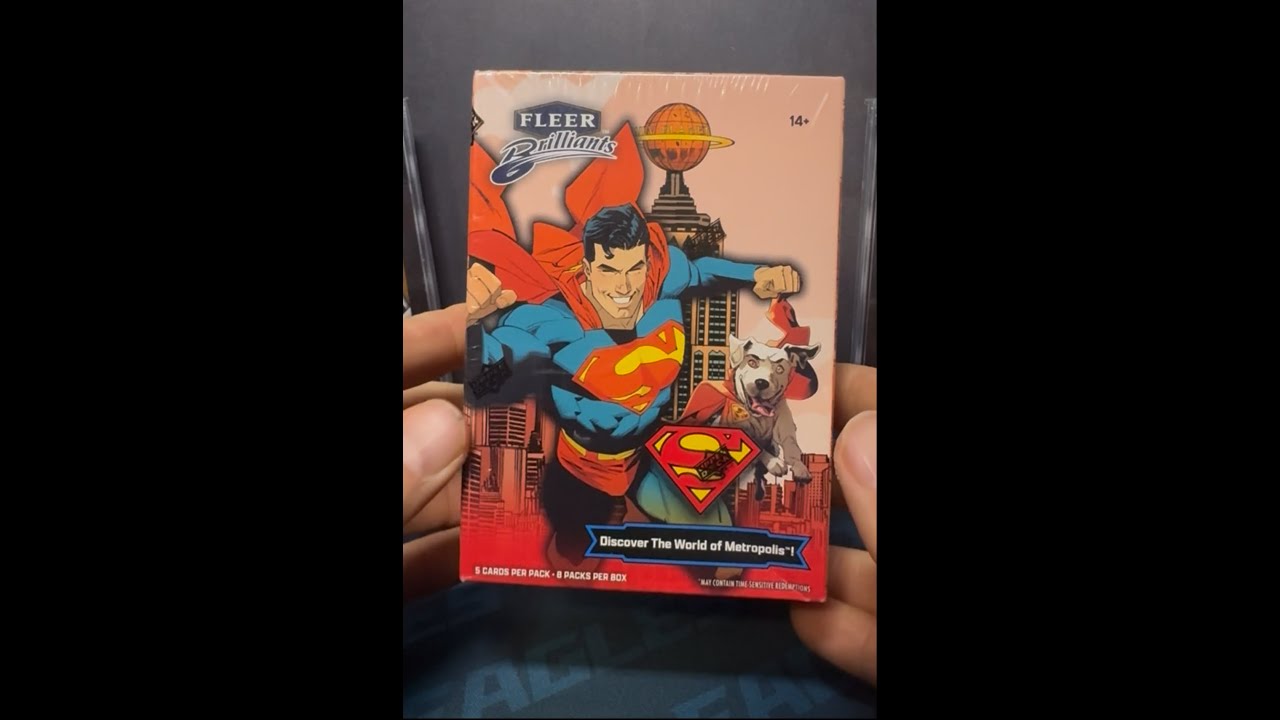 Ripping Superman Fleer Brilliants #fleerbrilliants #superman #packopening #rippingcards #rippingpack