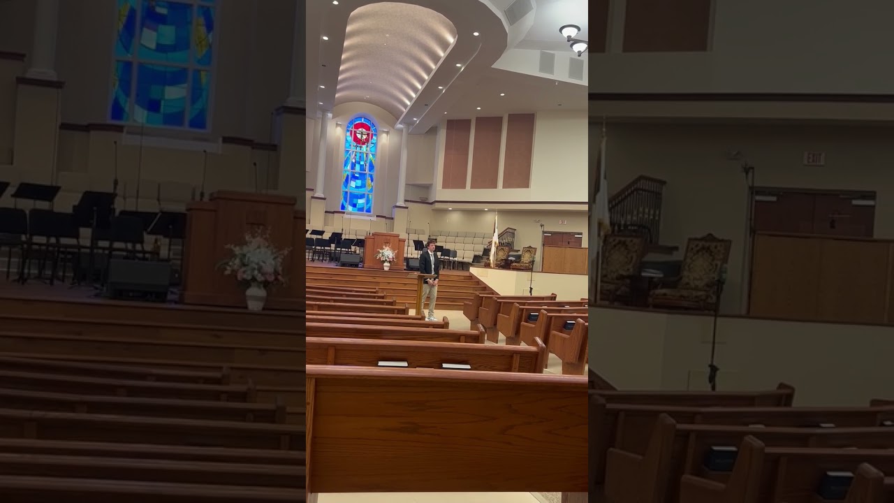 Triston Preaches for the first time 