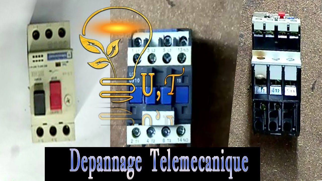 COMMENT DEPANNER DES TELEMECANIQUE 👉 LE DISJONCTEUR MOTEUR LE CONTACTEUR ET LE RELAIS THERMIQUE