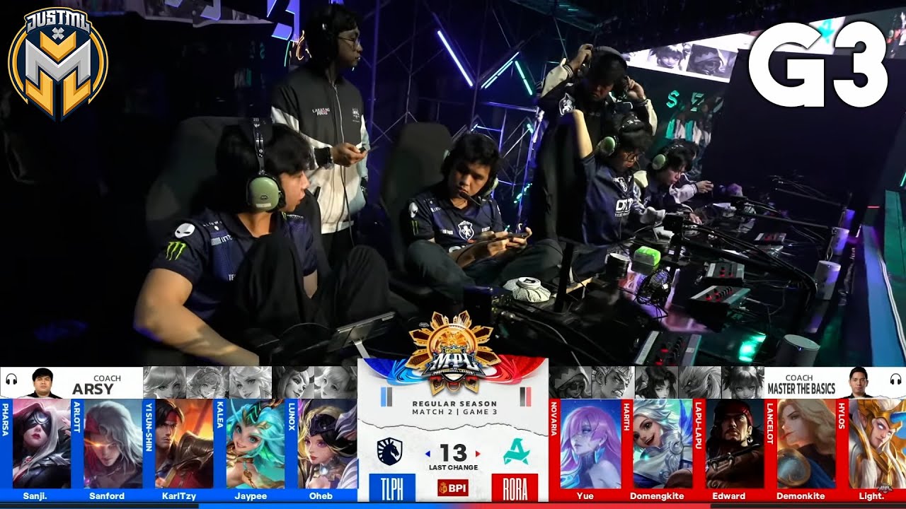 TLPH VS RORA GAME 3 | WEEK 2 DAY 1 | MPL PH SEASON 16
